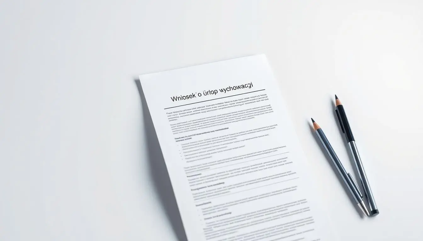 Wniosek o urlop wychowawczy